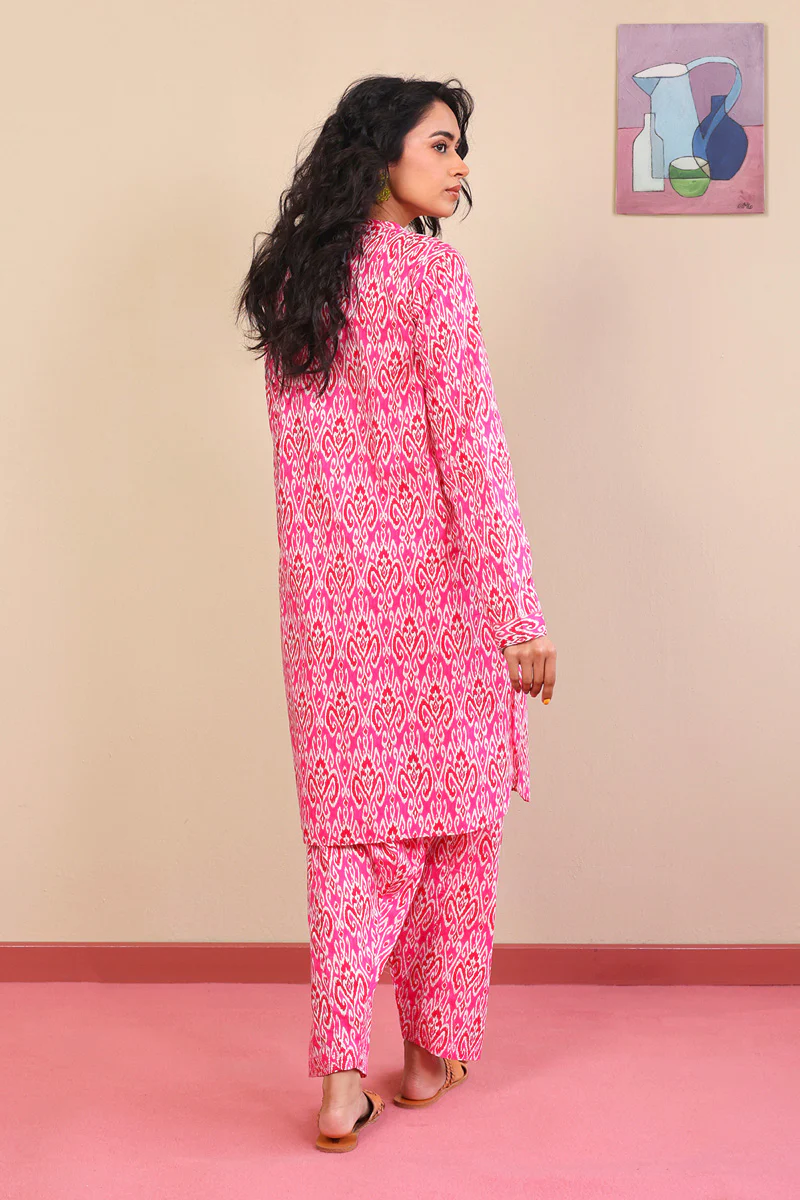 2-Piece Block Printed Saga Set - Image 5