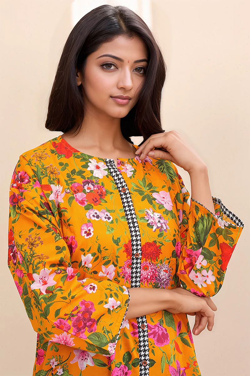 Bloomcore Printed Kurta - Image 2