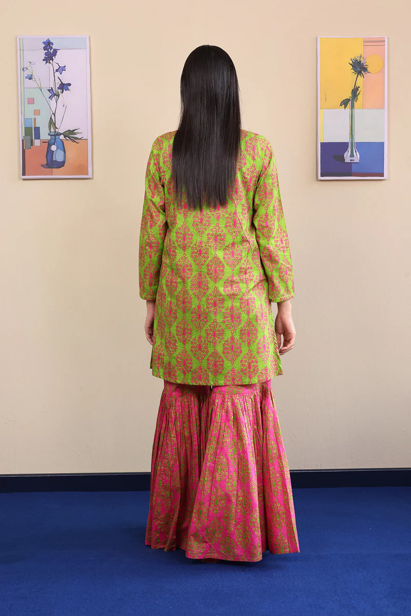 2-Piece Thappa Gharara Set - Image 4