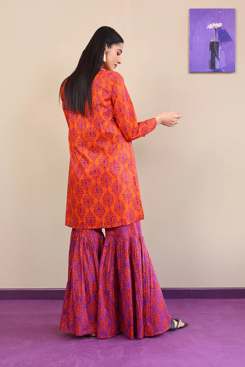 2-Piece Thappa Gharara Set - Image 4