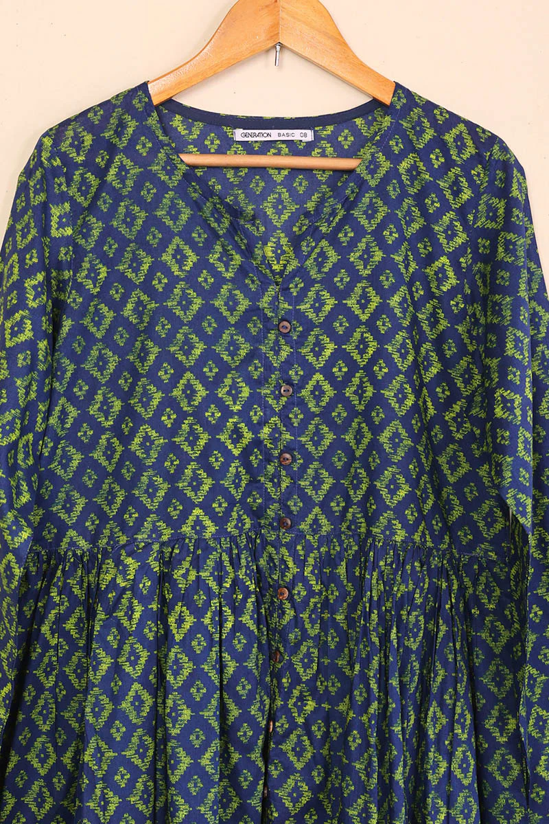 Ikat Printed Dress - Image 2