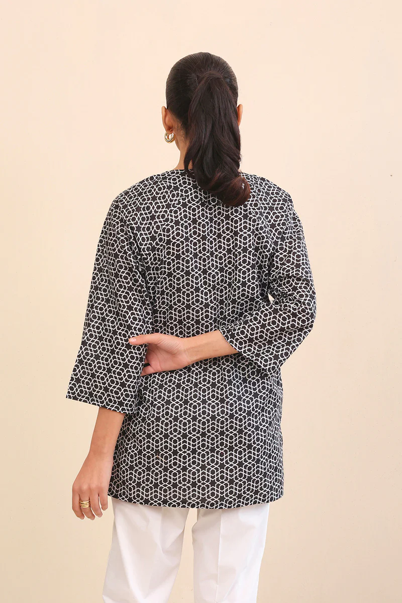 Geometric Kurta - Image 4