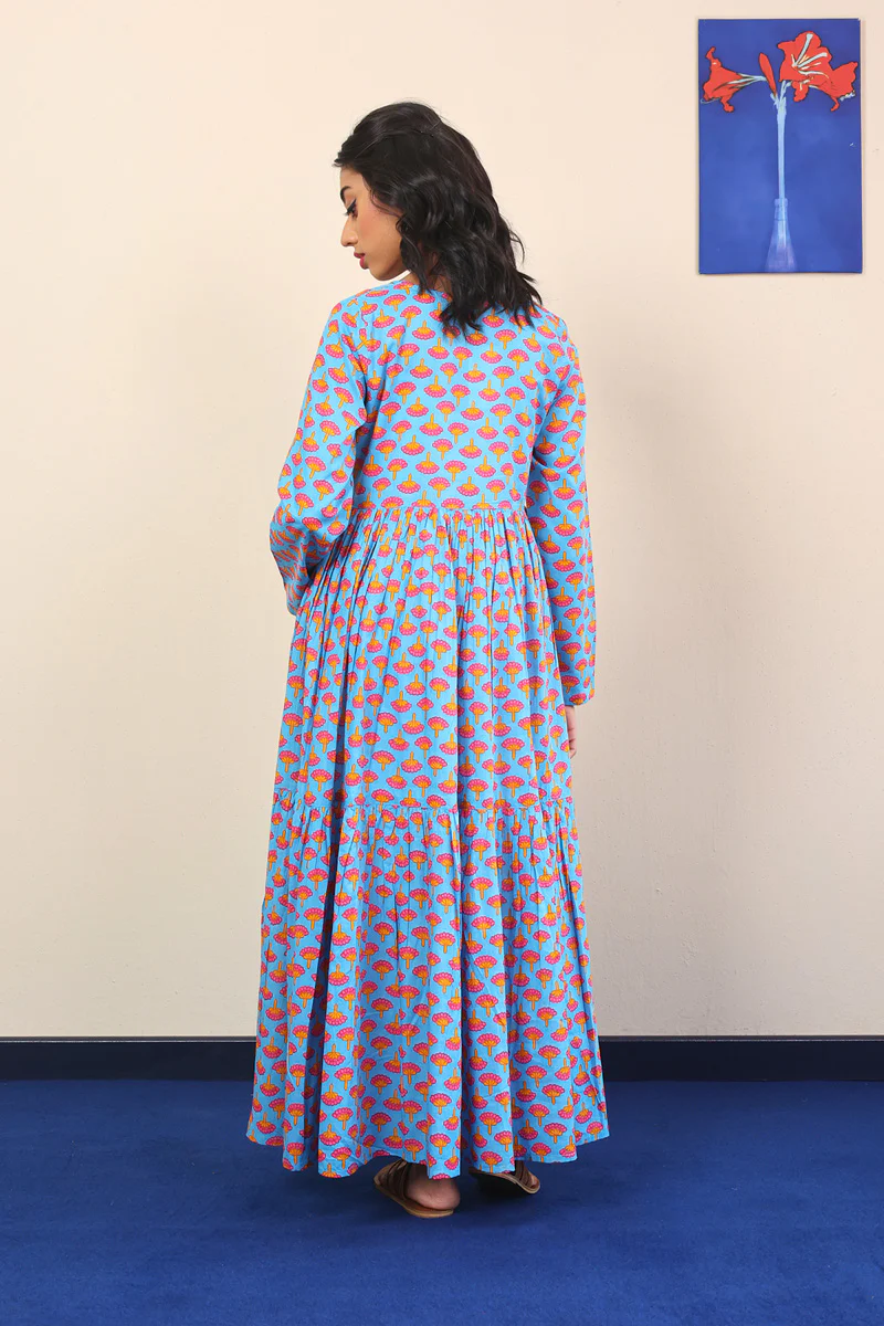Kapaas Printed Tiered Dress - Image 4