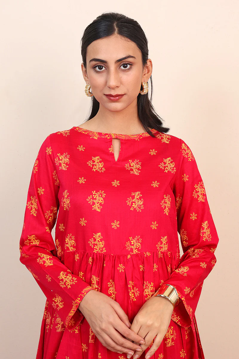 Tarkashi Printed Dress - Image 2