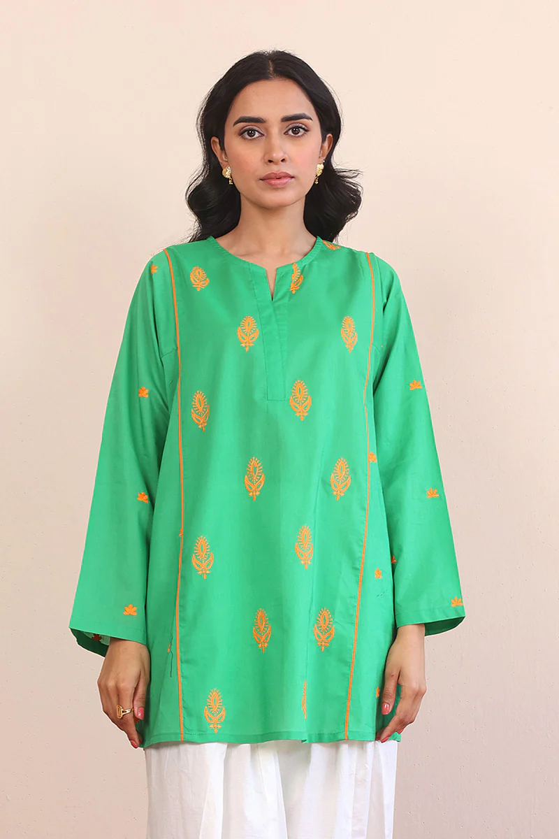 Gul Meena Parakeet Kurti