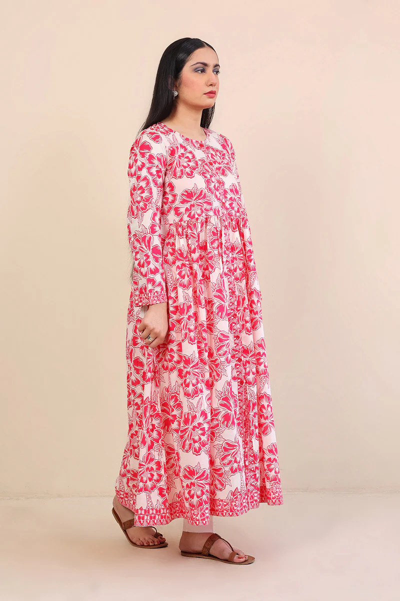 Linocut Dress - Image 3