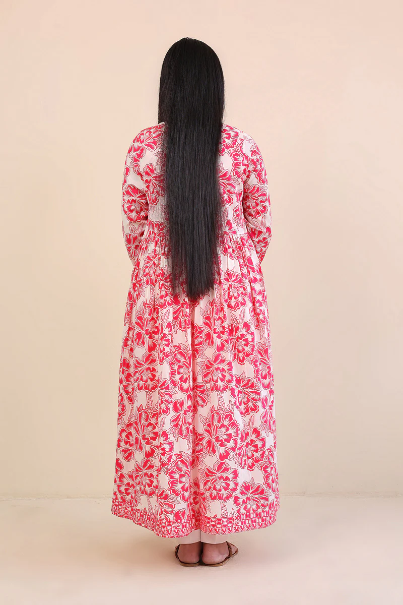 Linocut Dress - Image 4