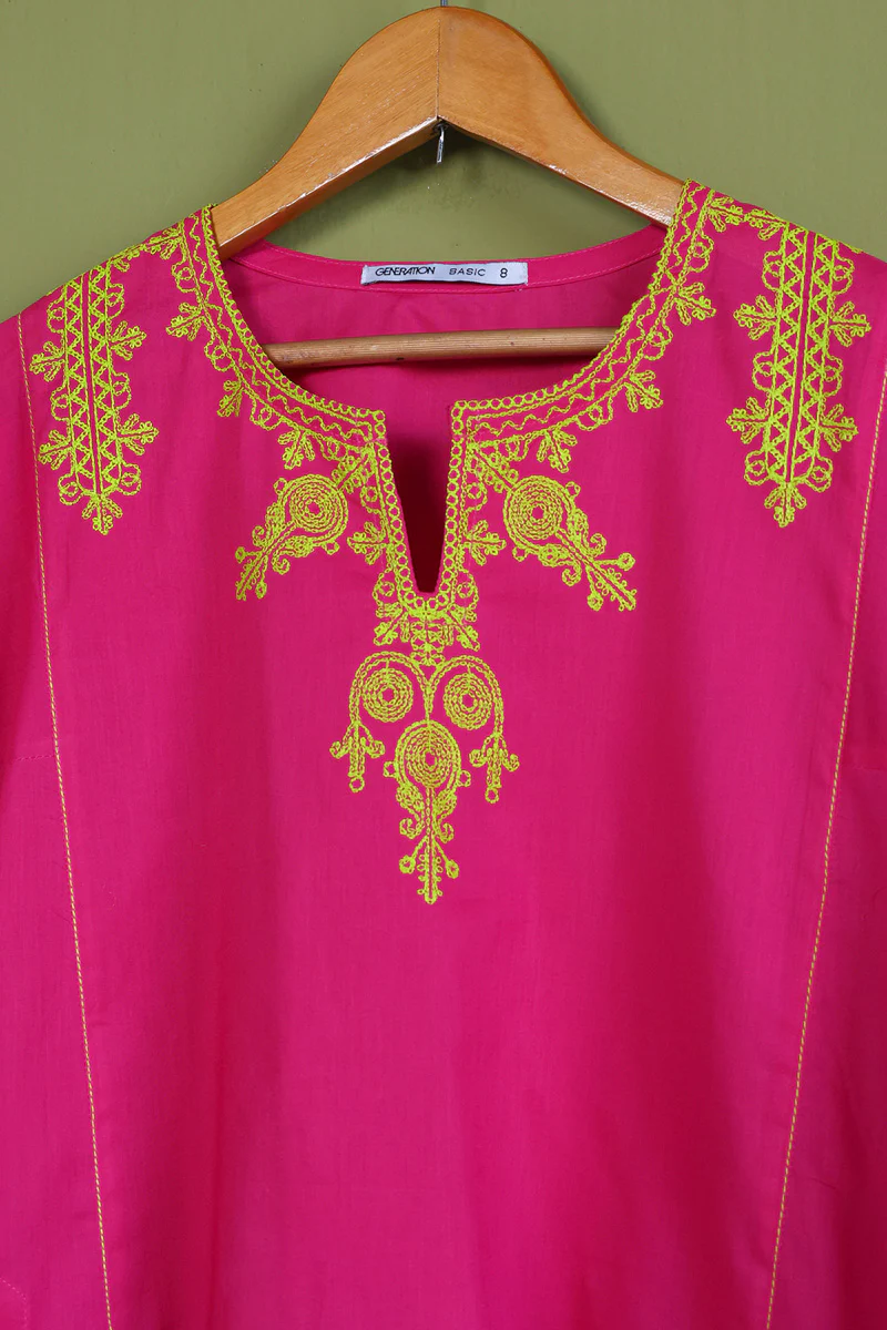 Gul Meena Embroidered Kurti - Image 2