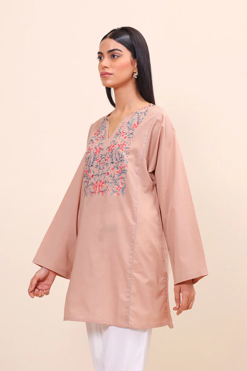 Gul Meena Taupe Kurti - Image 3