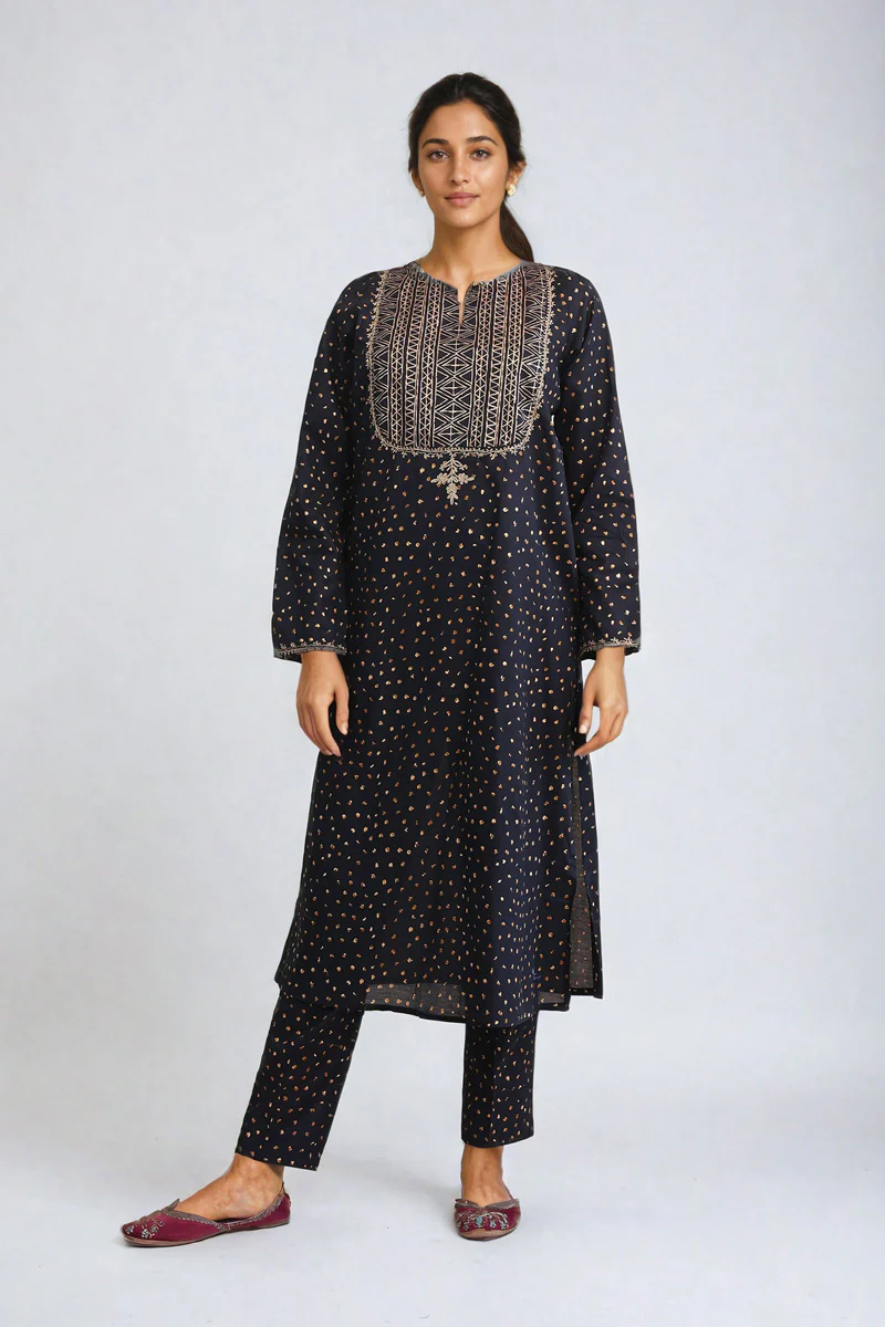 Muqaish Matching Set