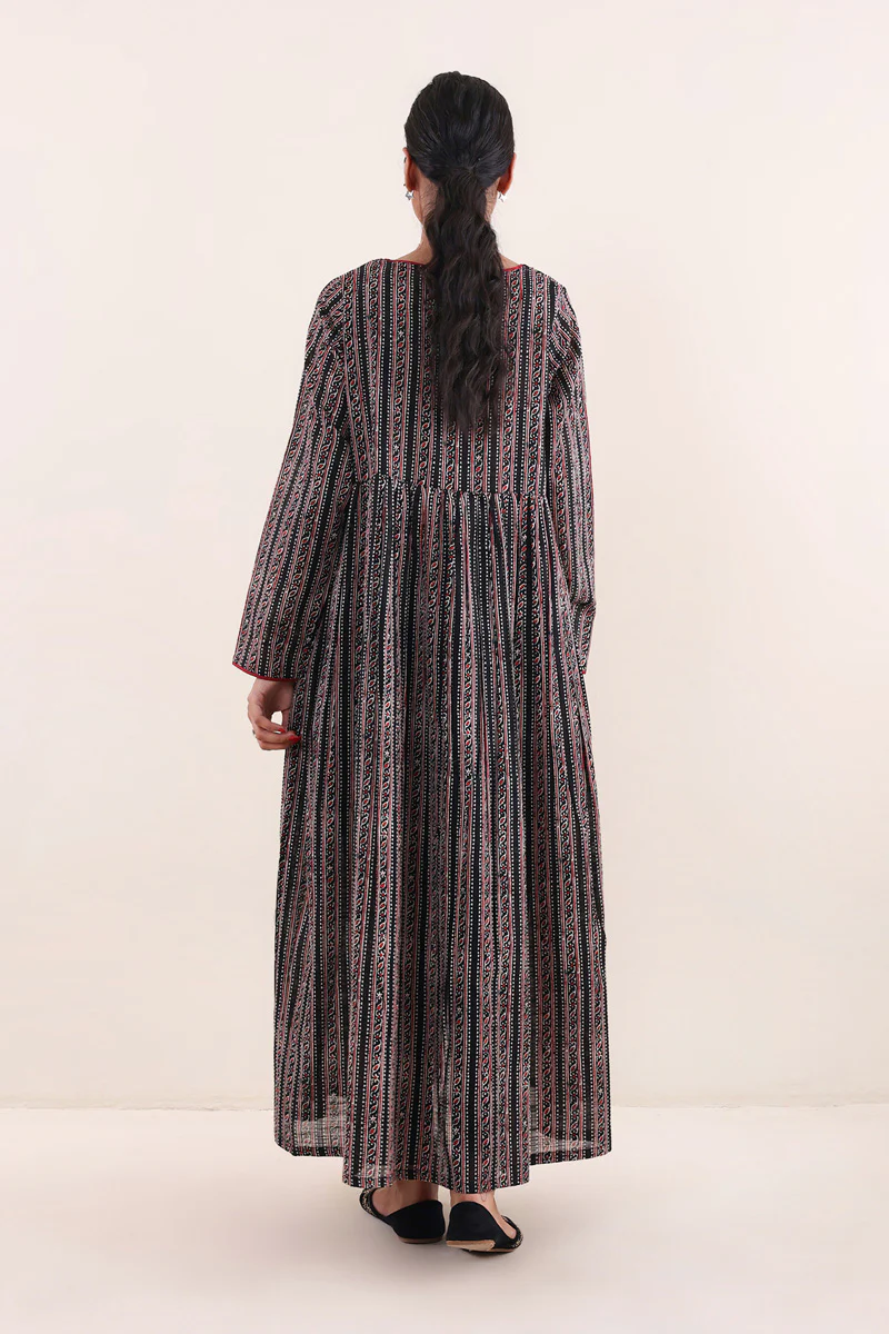 Ajrak Block Flared Ajrak dress - Image 4