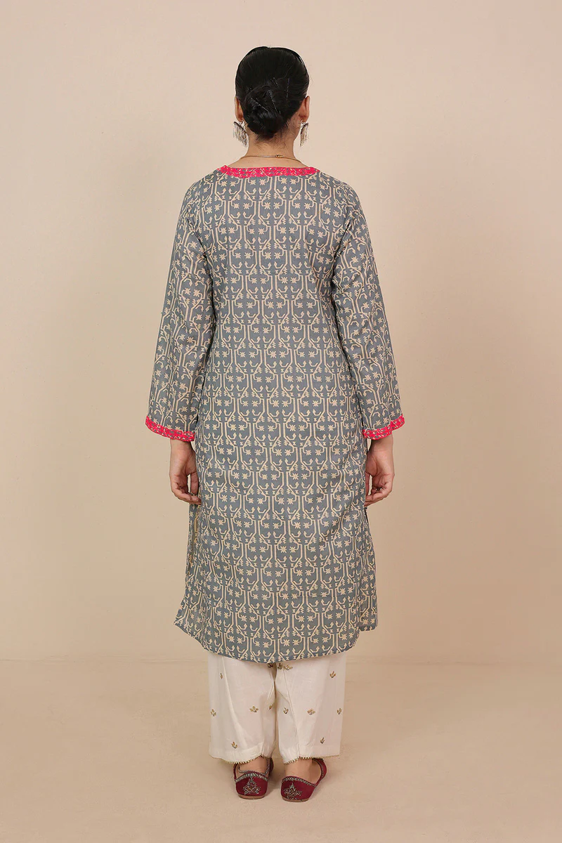 Dhakai A-line Kurta - Image 13