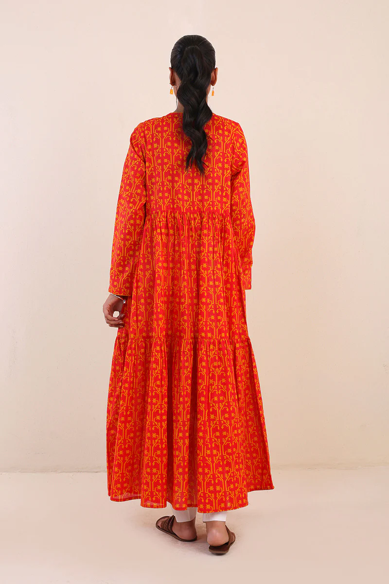Dhakai Tiered Dress - Image 4