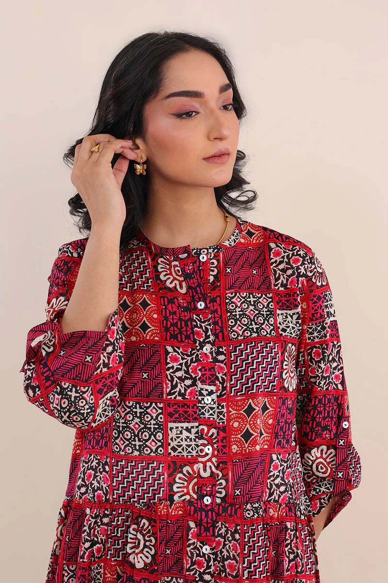 African Batik Dress - Image 2