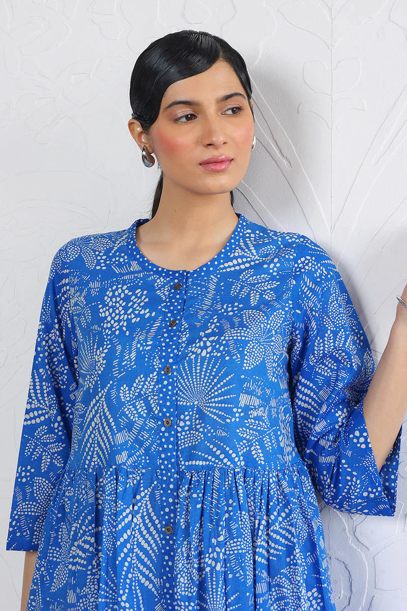 Dot It Flared Dress - Image 2