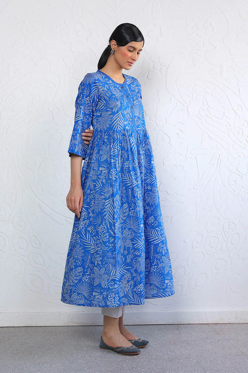 Dot It Flared Dress - Image 3