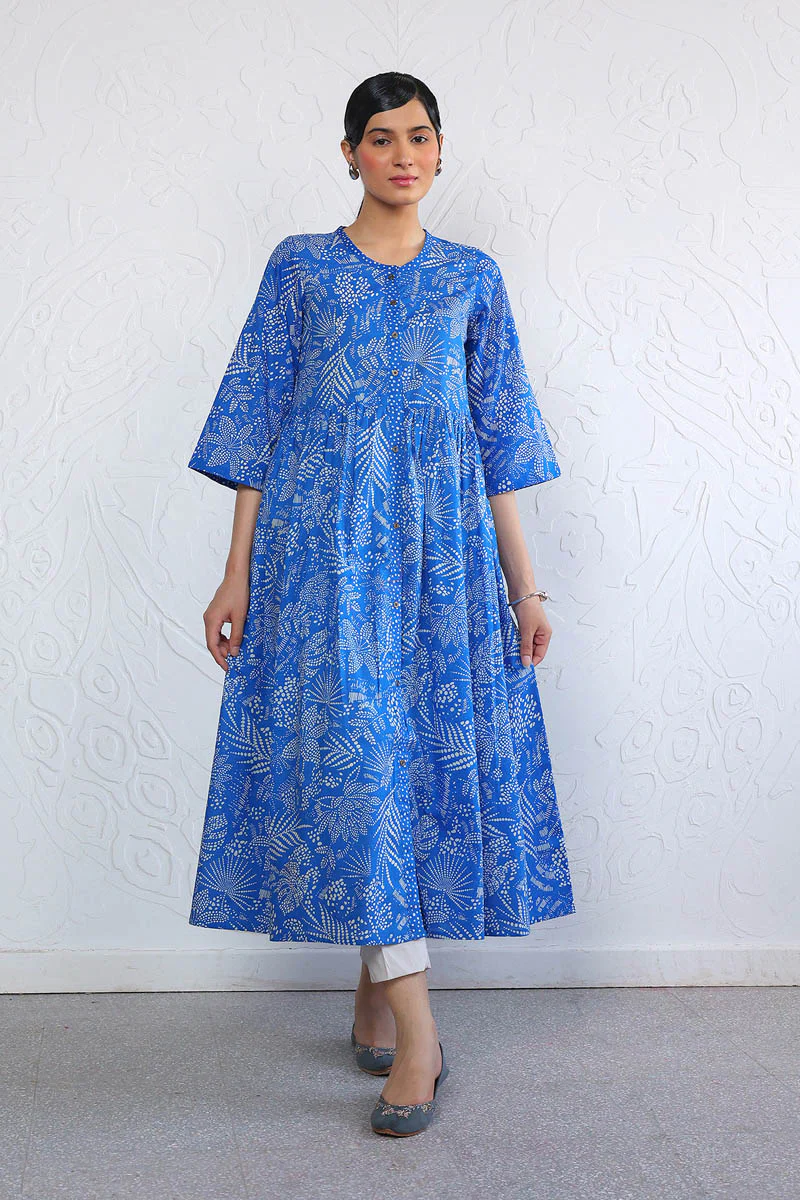 Dot It Flared Dress - Image 5
