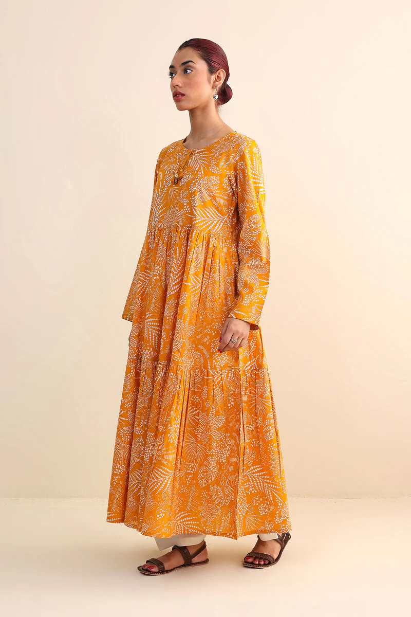 Dot It Tiered Dress - Image 7