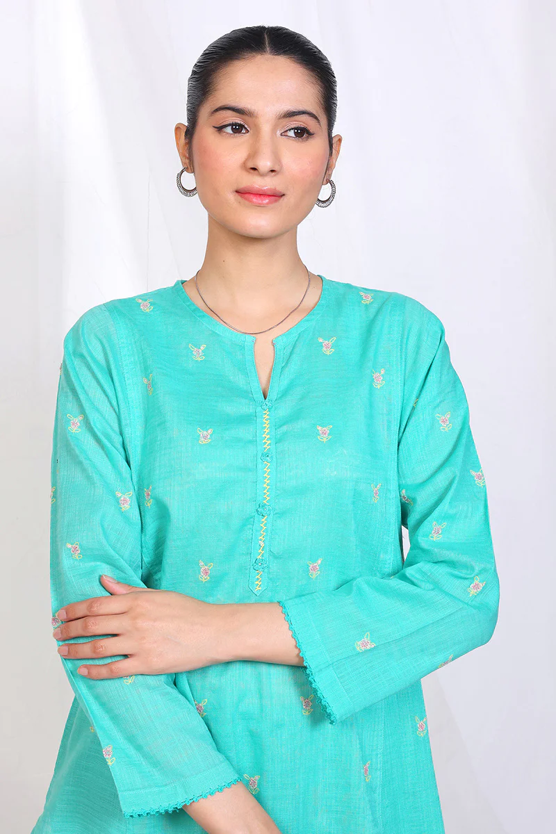 Sunehri Phool Embroidered 2-Piece - Image 2