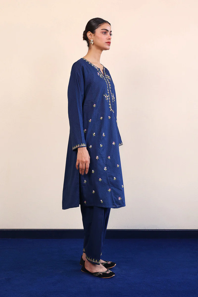 Phoolmati Embroidered Suit - Image 4