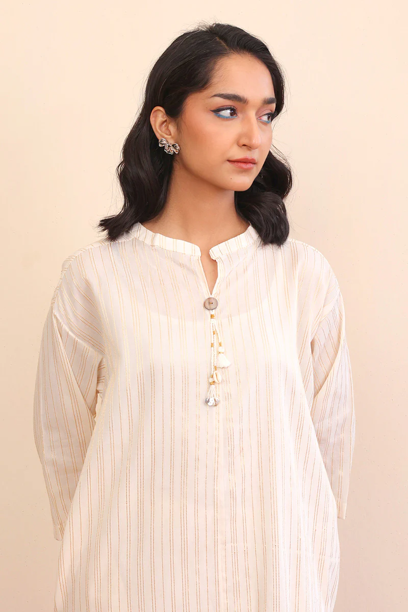 Peacock Boxy Kurta - Image 2