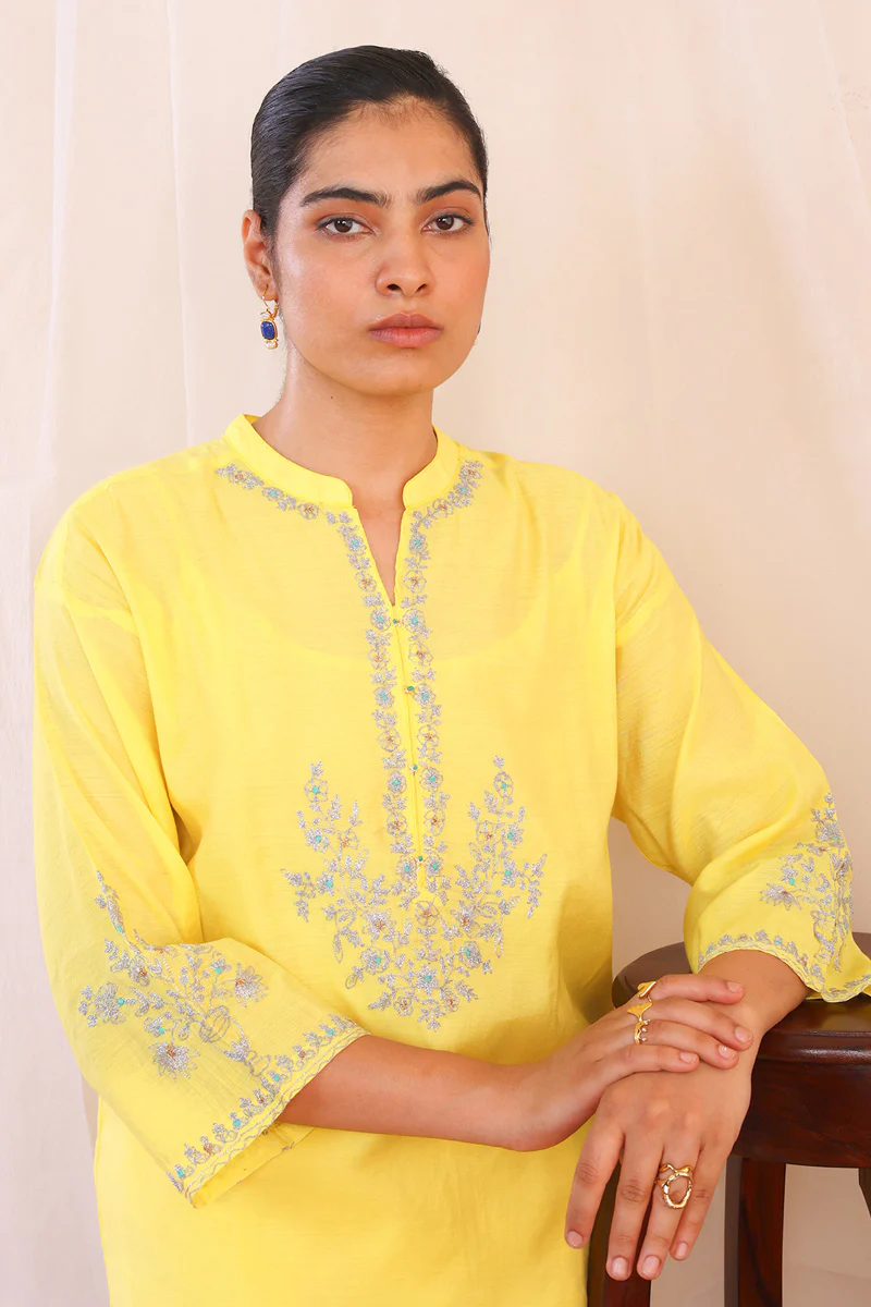 Shehzaadi Chanderi Blend Suit - Image 2