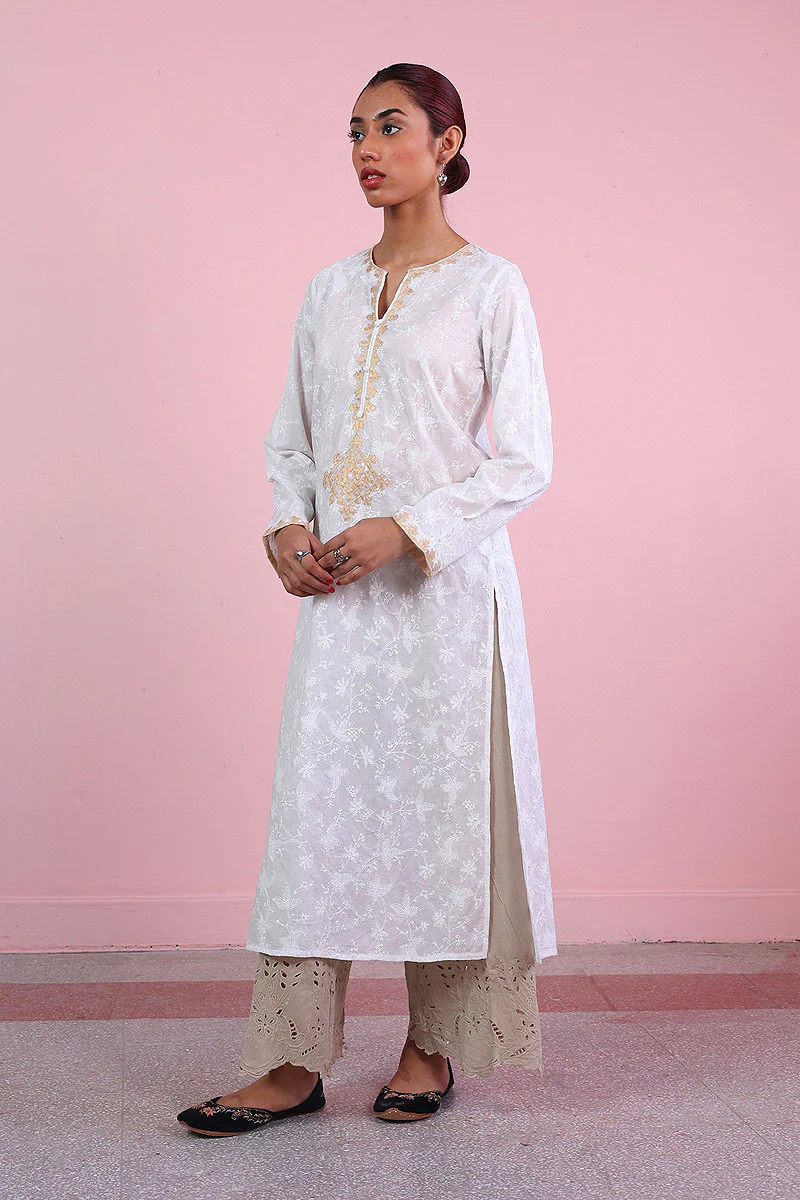 Kausar Embroidered Shirt - Image 3