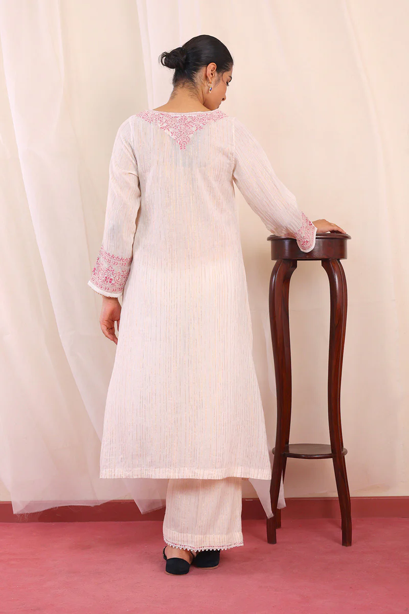 Jahanaara Embroidered 2-Piece Suit - Image 5