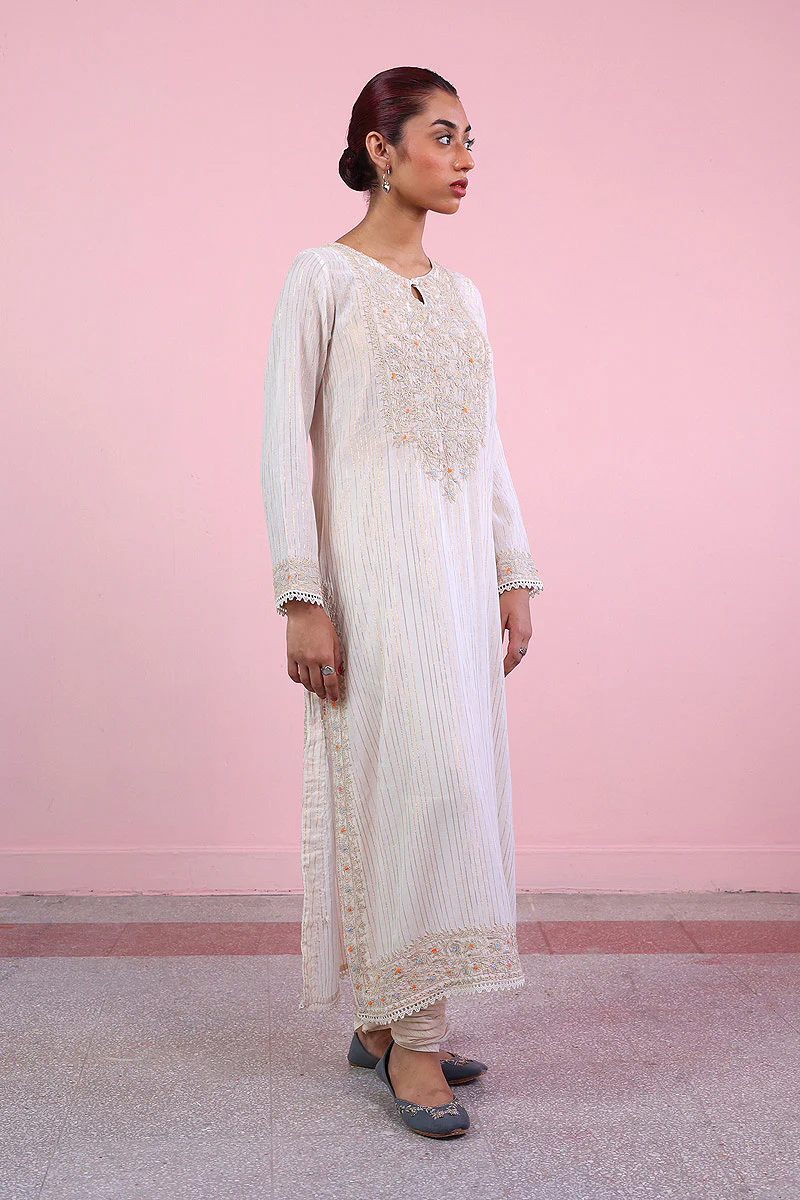 Jahanaara 2-Piece Embroidered Suit - Image 3