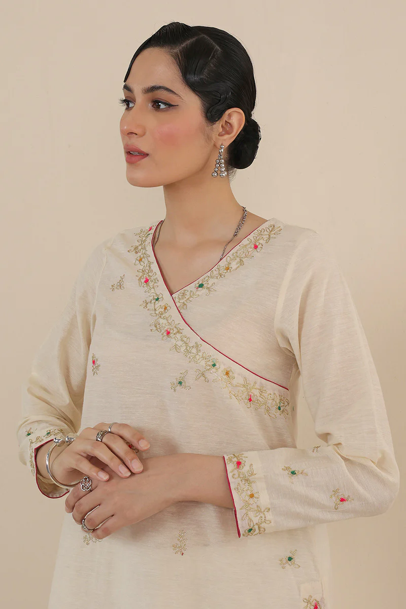 Aik Rang Evening Wear Shirt - Image 2