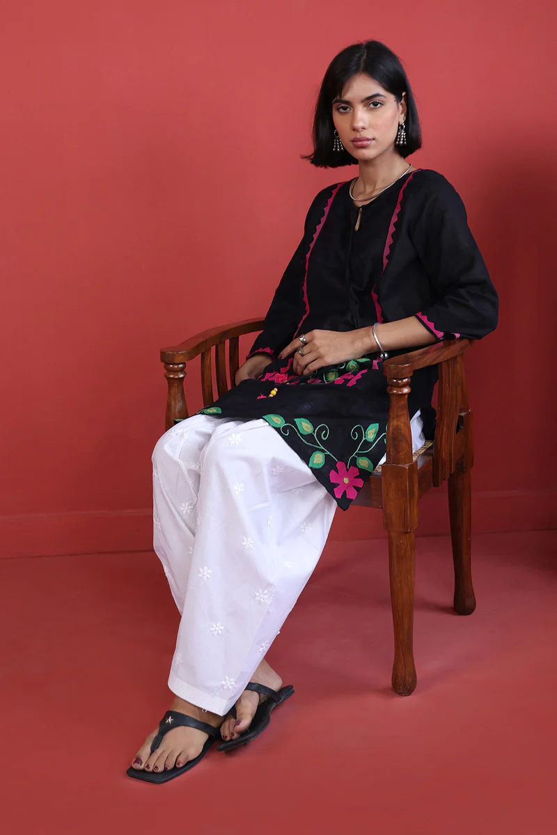 N K R Embroidered Shalwar - Image 3