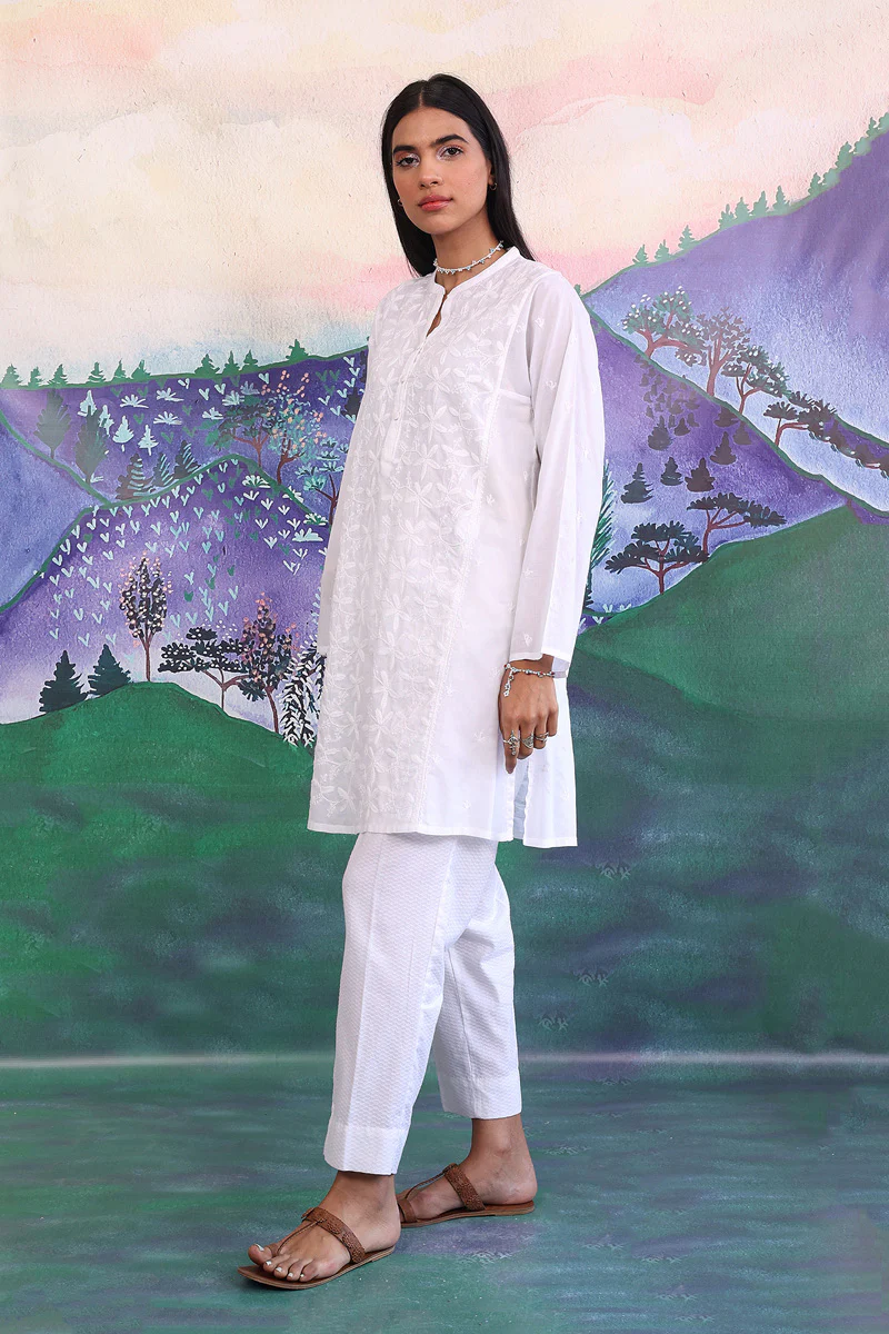 N K R Embroidered Kurta - Image 3