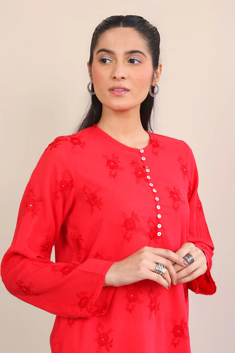 Baagh Embroidered Kurta - Image 2