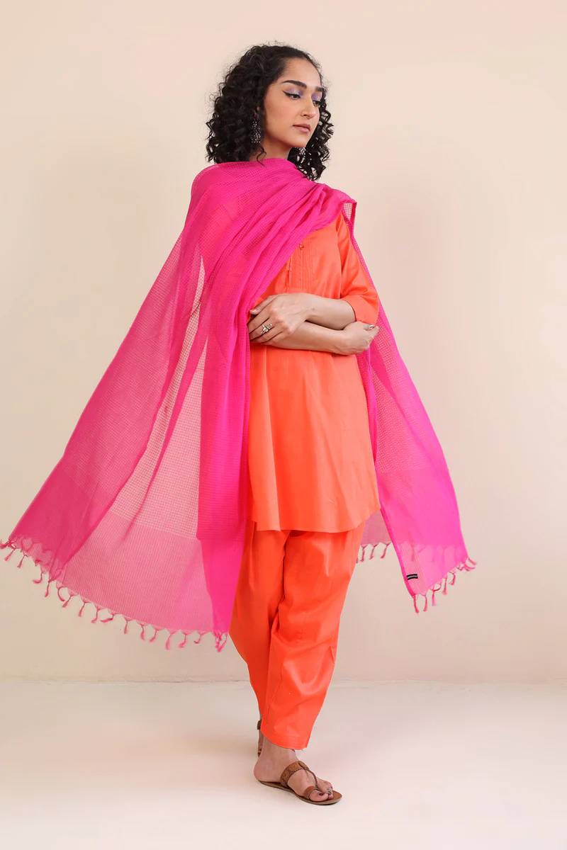 Magenta Dupatta