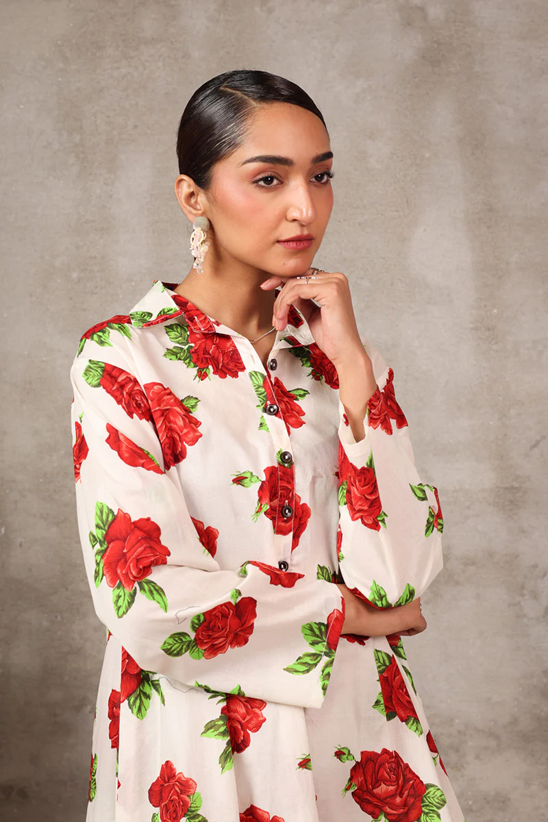 Boldly-Hued Rosa Cord-Set - Image 8