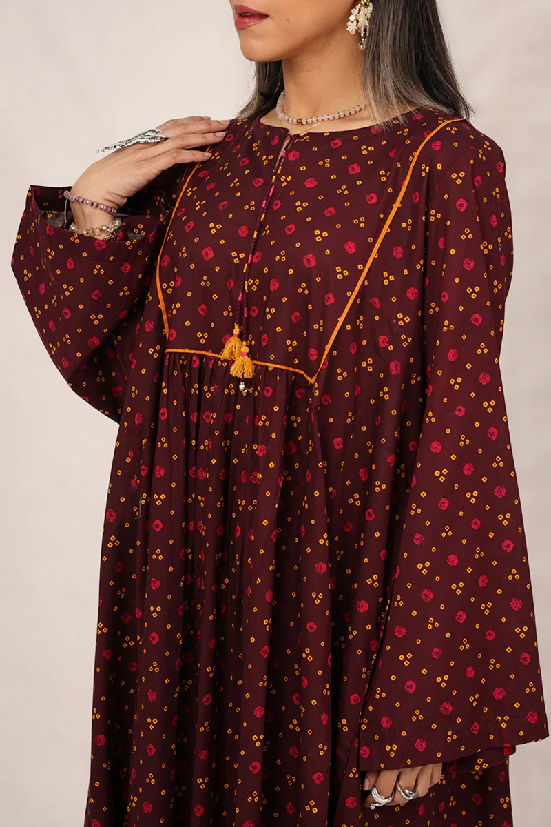 Tasseled Bandhani Bliss Set - Image 13