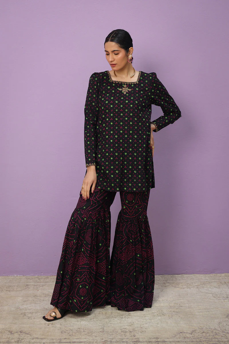 Bandhani Bliss Gharara Set - Image 17
