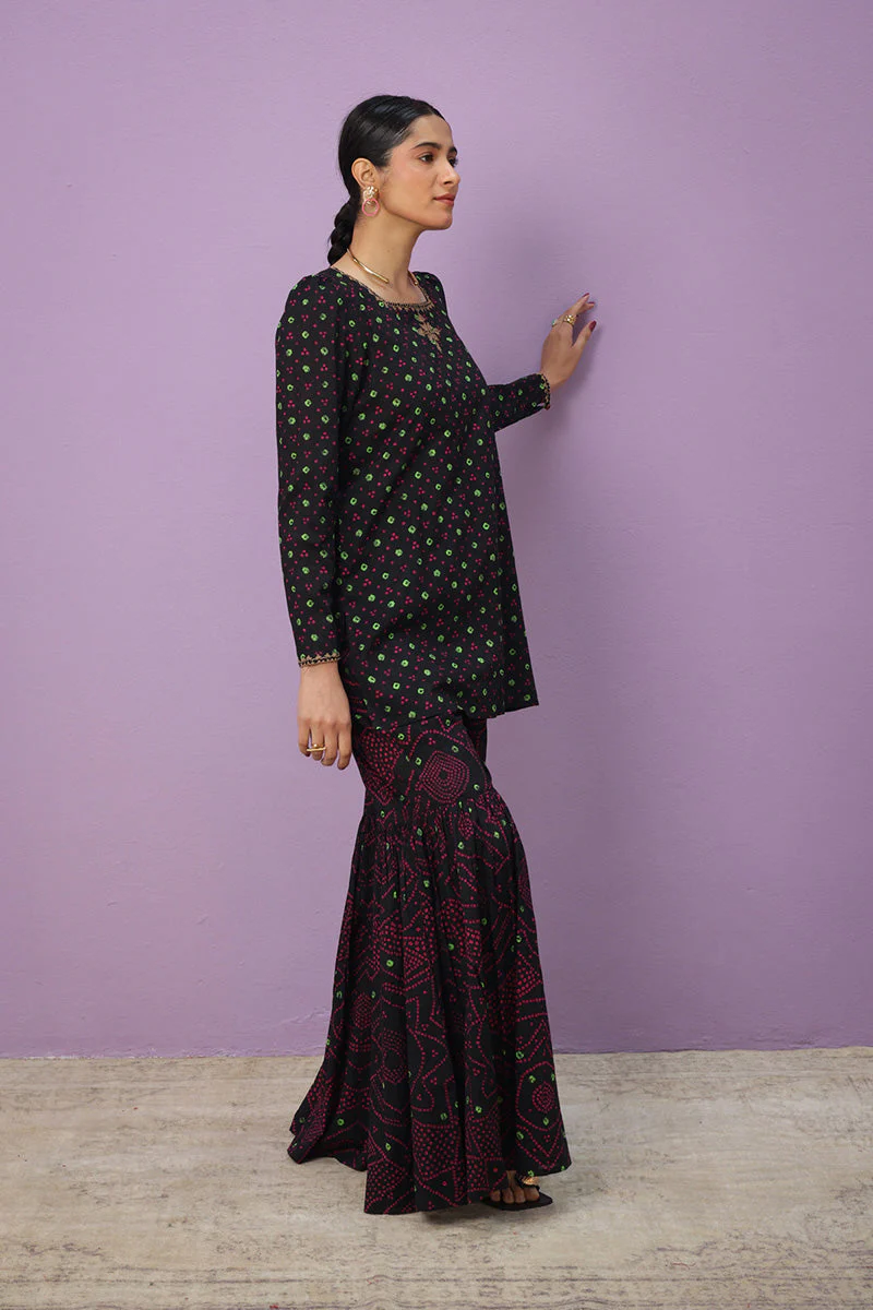 Bandhani Bliss Gharara Set - Image 18