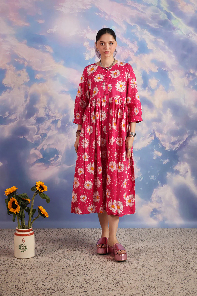 Essence of Pure Sunflowers Frock - Image 7
