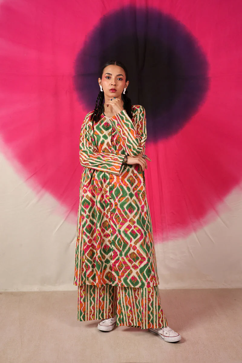 Ikkat Art Co-Ord Set - Image 15