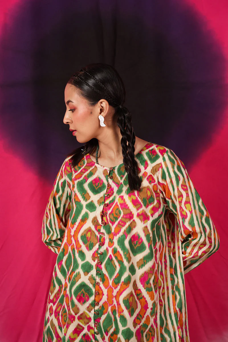 Ikkat Art Co-Ord Set - Image 17