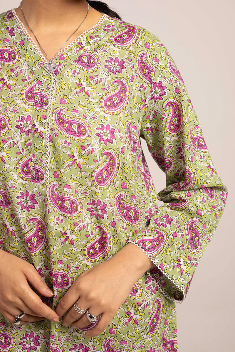 Kalamkari Kurta Co-Ord Set - Image 5