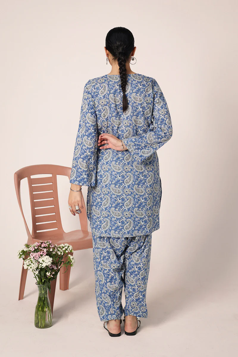 Kalamkari Pleated Dual-Set - Image 3