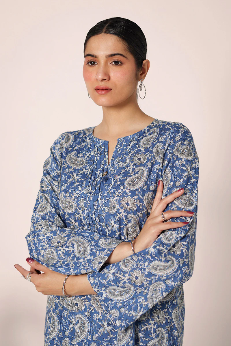 Kalamkari Pleated Dual-Set - Image 4