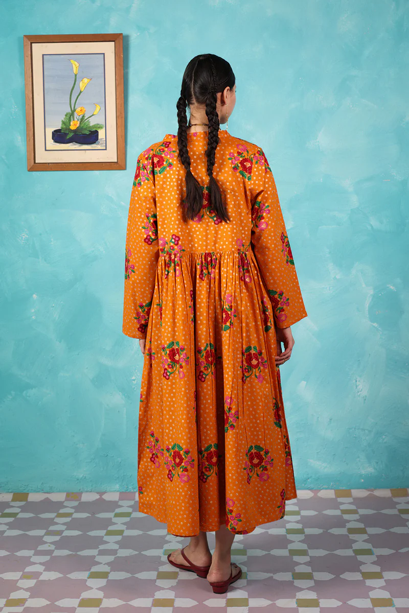 Serene Folk Garden Kurta - Image 19
