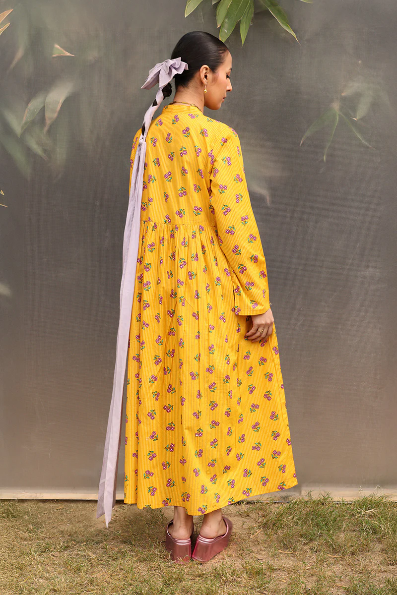 Phool Patti Flared Dress - Image 17
