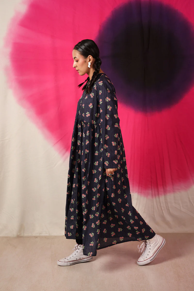 Phool Patti Flared Dress - Image 4