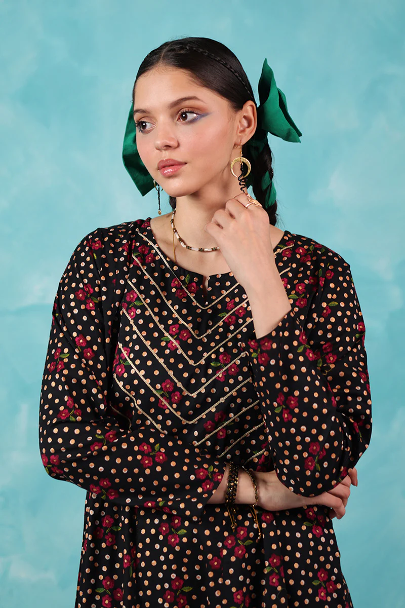 Folk Garden Dress - Image 2