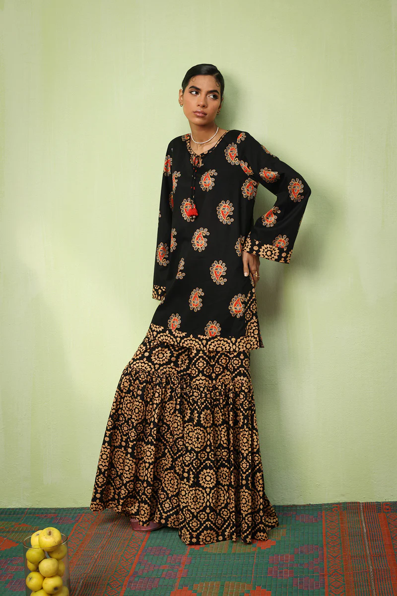 Gotta Glow Gharara Ensemble - Image 4