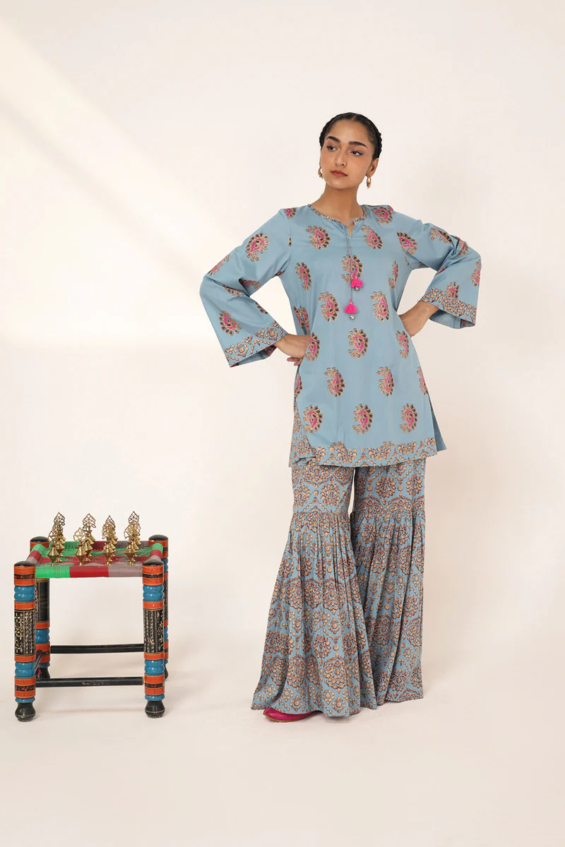 Gotta Glow Gharara Ensemble - Image 9